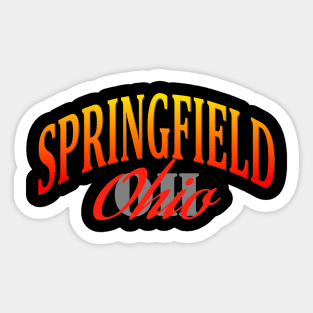 City Pride: Springfield, Ohio Sticker